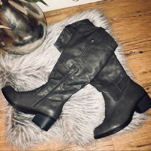 Knee High Grey Boots